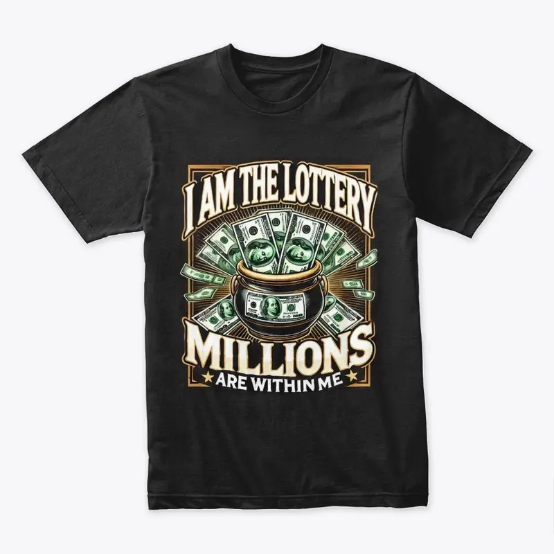 I AM THE LOTTERY, MILLIONS ARE WITHIN ME